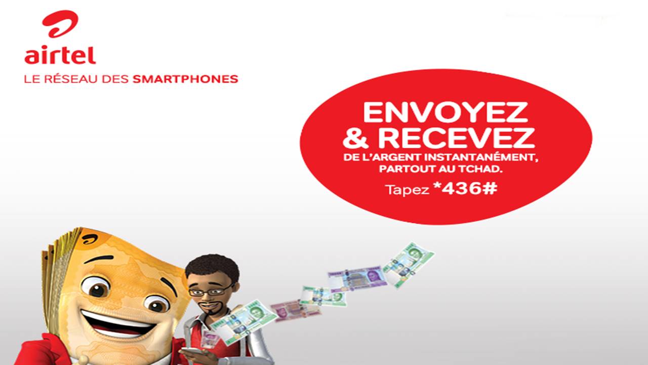 Frais de Retrait et Envoi Airtel Money Tchad Grille Tarifaire