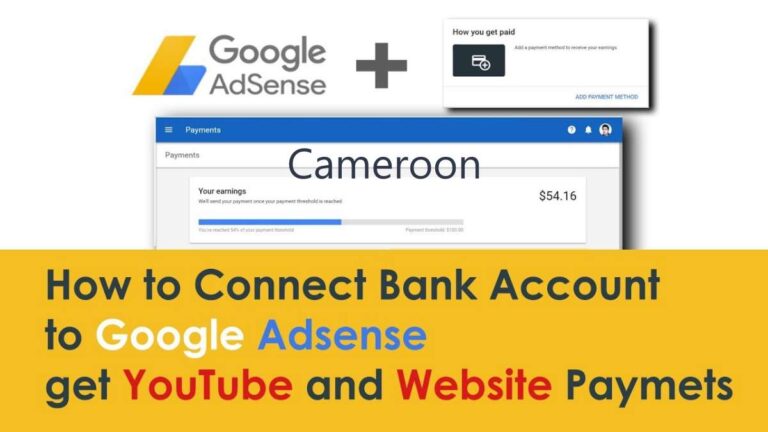 Receive AdSense Payments in Cameroon
