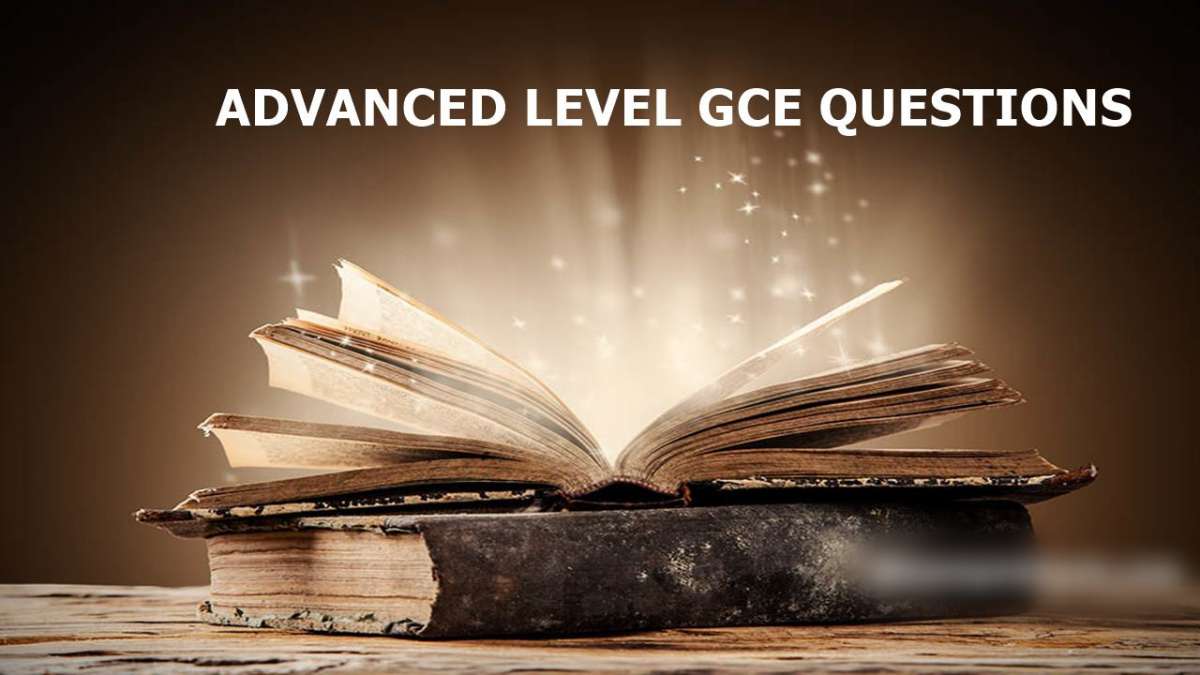 English Literature Advanced Level Questions