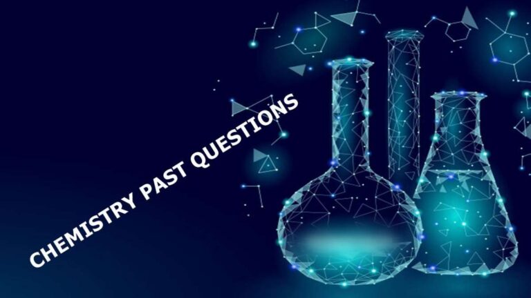 GCE O Level Chemistry Past Questions and Answers