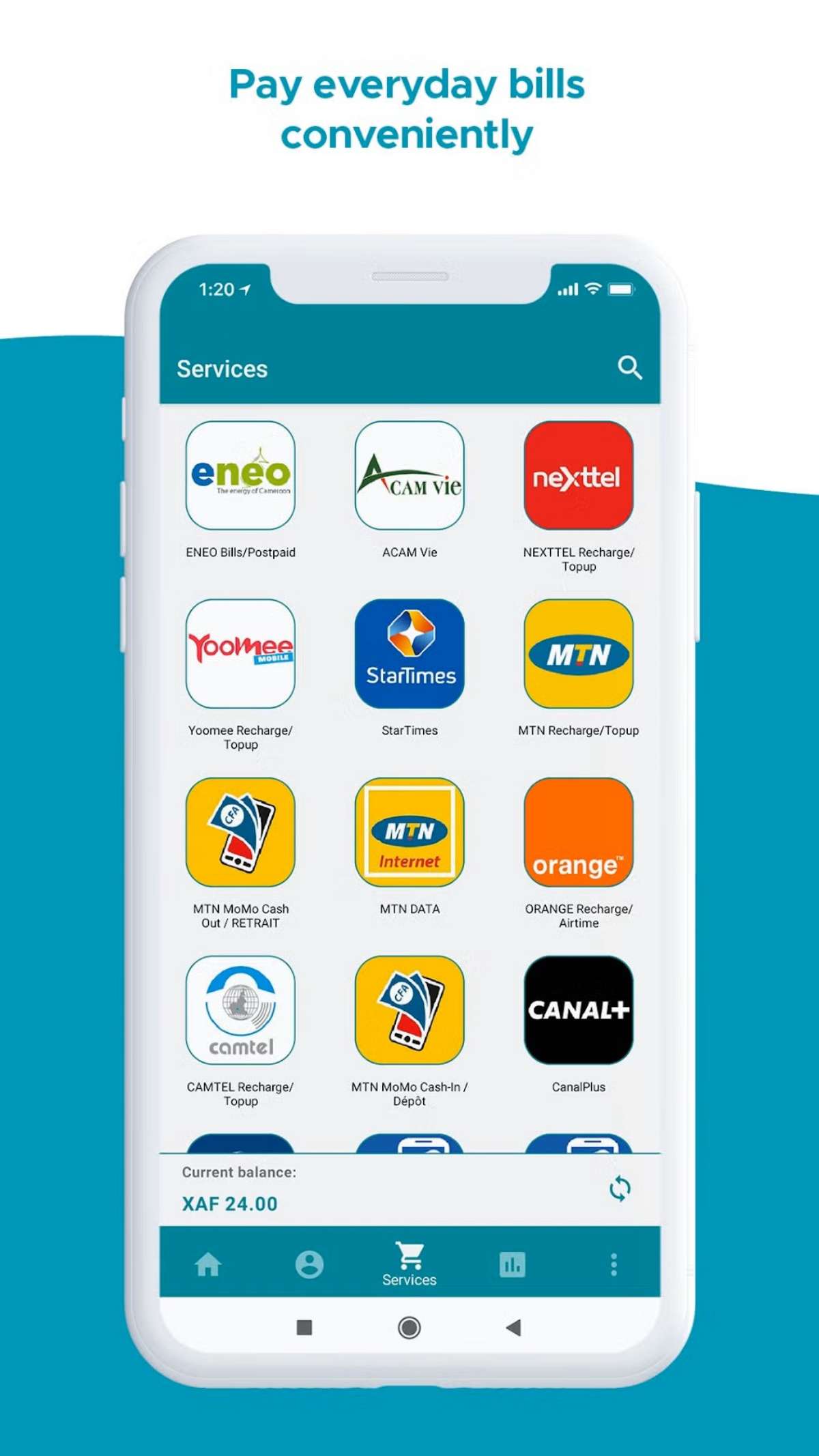 Smobilpay Agent Interface