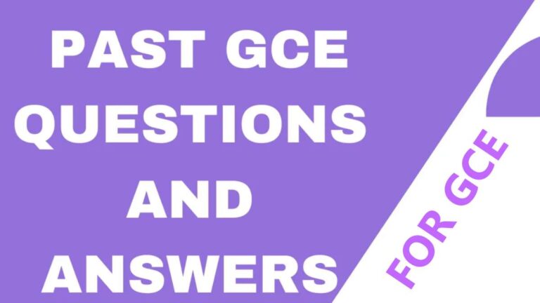 Where to get past GCE papers with solutions