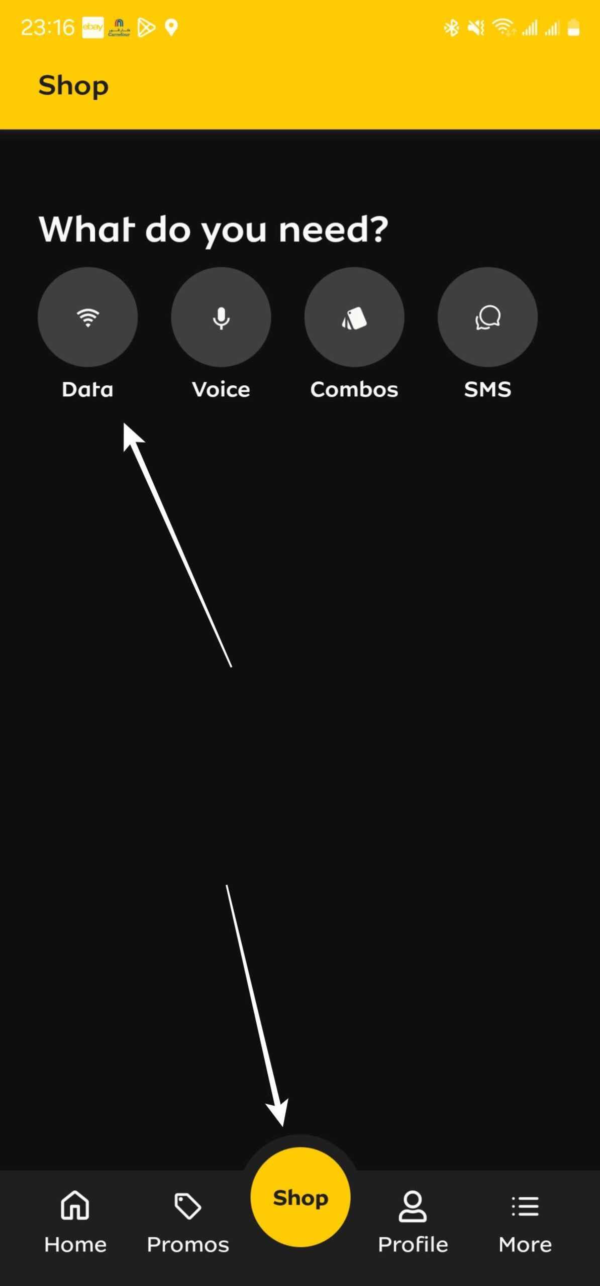 Using myMTN app to subscribe to cheap data bundles