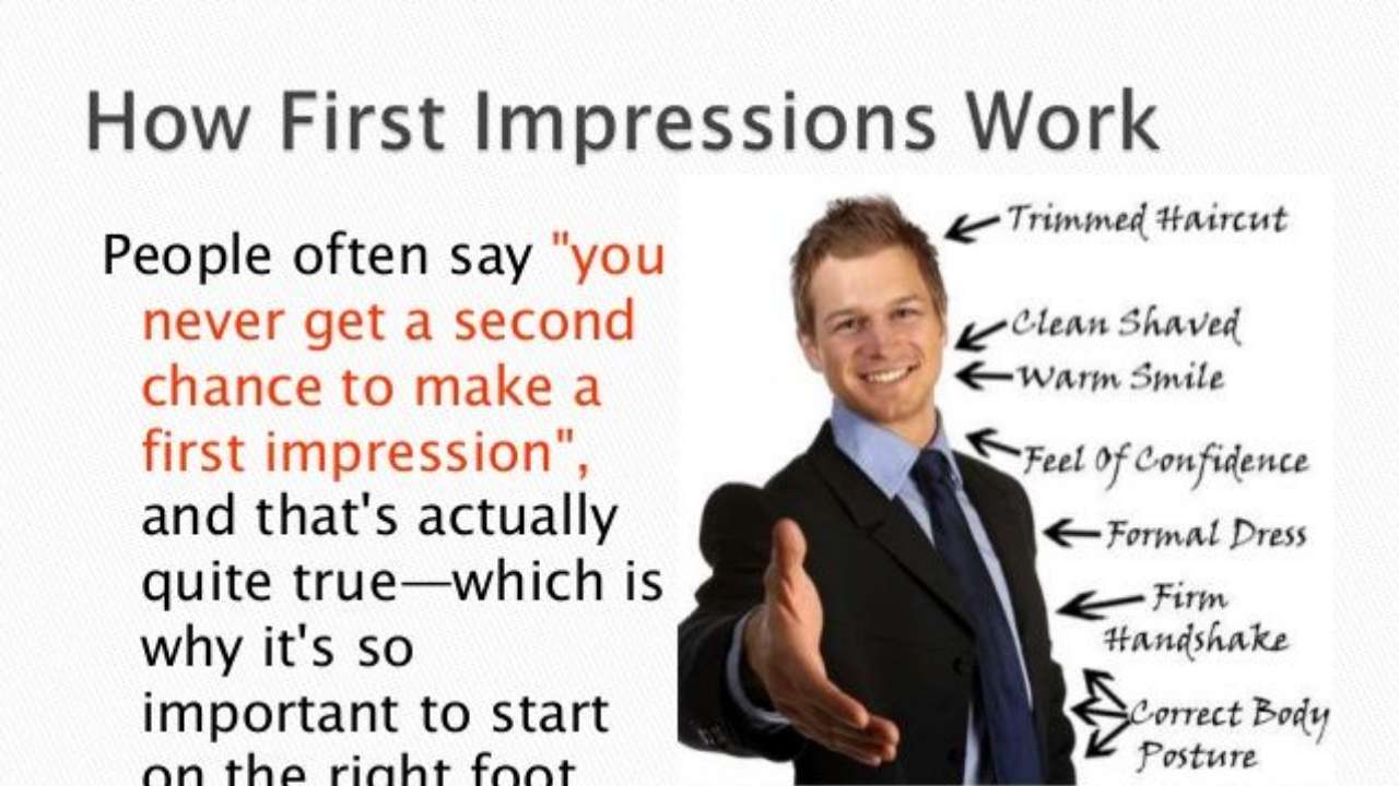  Work on First Impression
