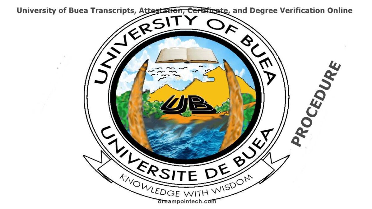 Guide on the procedure of the various forms of online verifications in the University of Buea Cameroon