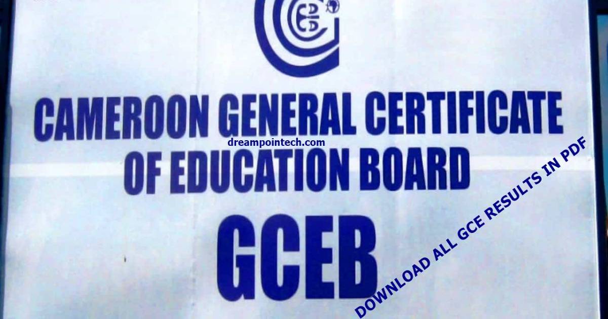 Cameroon GCE Board Results 