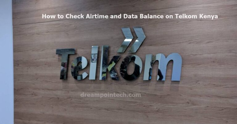 How to Check Airtime and Data Balance on Telkom Kenya (Code)