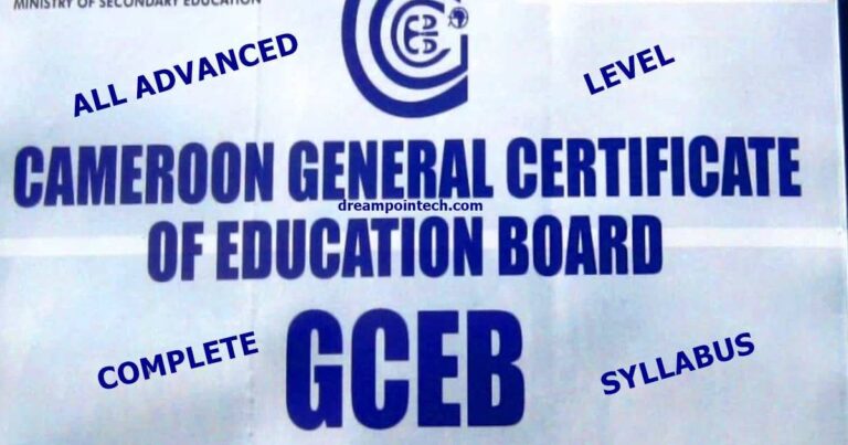 Download All Cameroon GCE Board A-Level Syllabus PDF