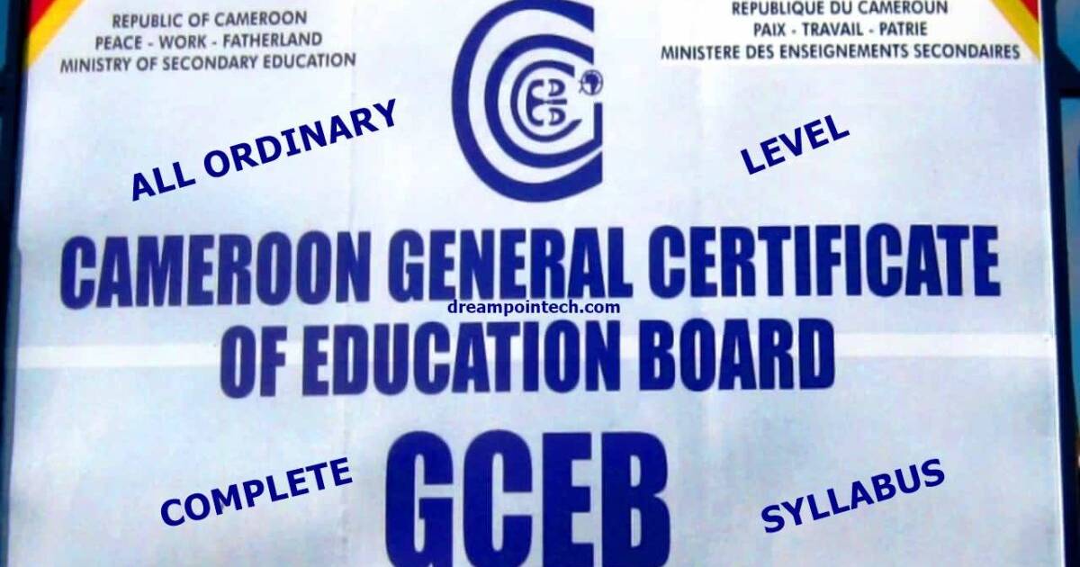 GCE Board O Level Syllabus