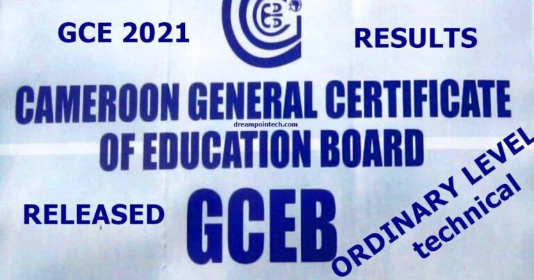 Cameroon GCE Ordinary Level TVE Technical Results PDF