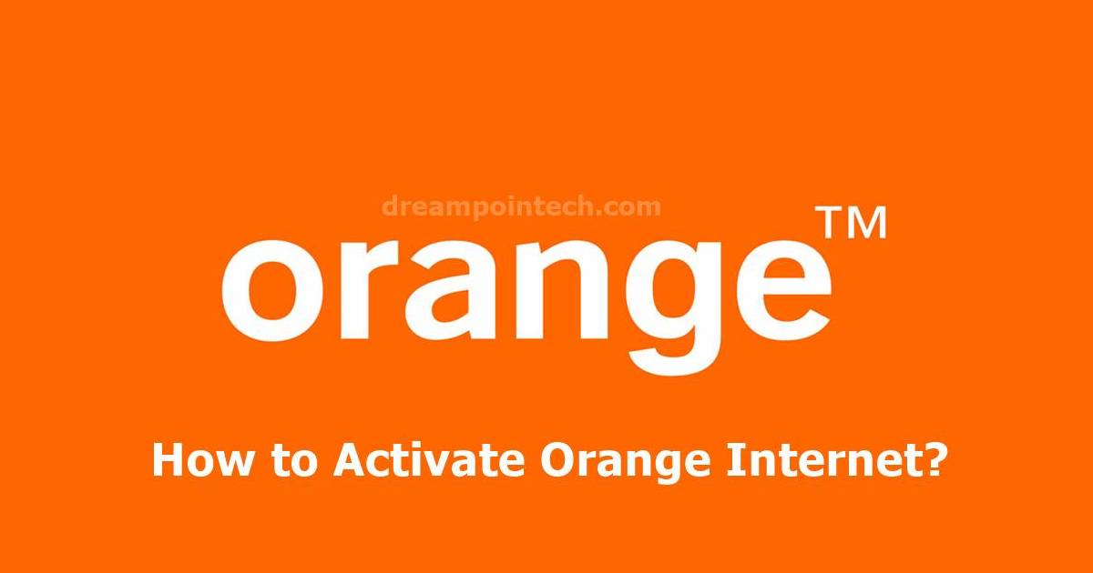 Activate Orange Internet Credit