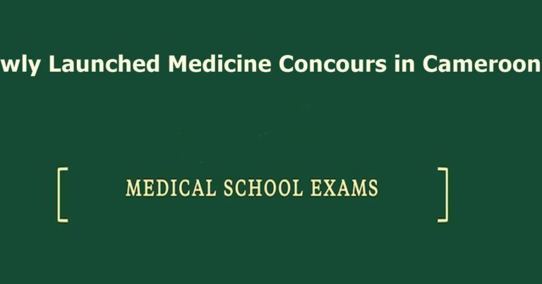 Newly Launched Medicine Concours in Cameroon