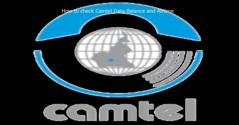 Camtel Data Balance and Airtime